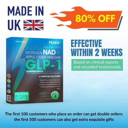 𝐏𝐄𝐀𝐊𝐀® 𝐆𝐋𝐏-𝟏 𝐔𝐥𝐭𝐫𝐚 𝐂𝐨𝐧𝐜𝐞𝐧𝐭𝐫𝐚𝐭𝐞𝐝 𝐋𝐢𝐪𝐮𝐢𝐝 𝐏𝐞𝐚𝐫𝐥𝐬 – 𝐅𝐞𝐚𝐭𝐮𝐫𝐢𝐧𝐠 𝐍𝐀𝐃+, 𝐌𝐨𝐫𝐢𝐧𝐠𝐚, 𝐀𝐂𝐕 & 𝐊𝐞𝐭𝐨 𝐁𝐇𝐁
